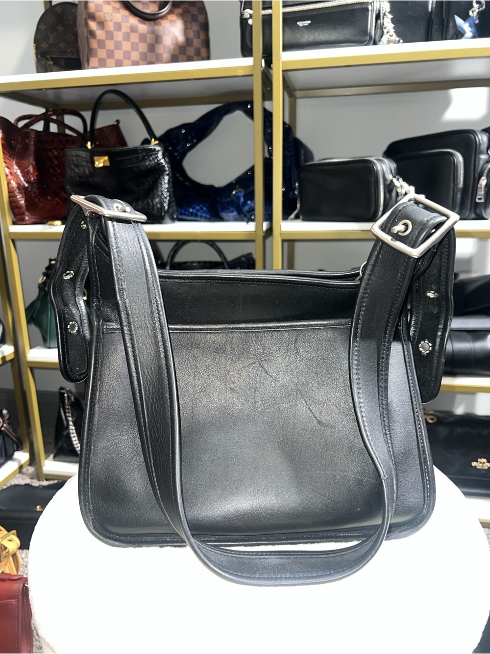 Coach Janie Legacy Shoulder Bag 9966
